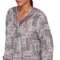 Womens Skye&#8217;s the Limit Back To Town V Neck Patchwork Blouse - image 5