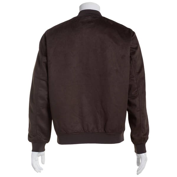 Mens Hawke & Co. Unfilled Faux Suede Bomber Coat