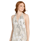 Juniors Morgan &amp; Co. Floral Sequin Tie Back Halter Sheath Dress - image 3