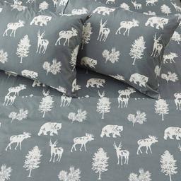 FreshFolds Mountain Ridge Forest Animal Microfiber Sheet Set
