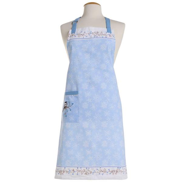 Kay Dee Let it Snow Chickadee Chef Apron - image 