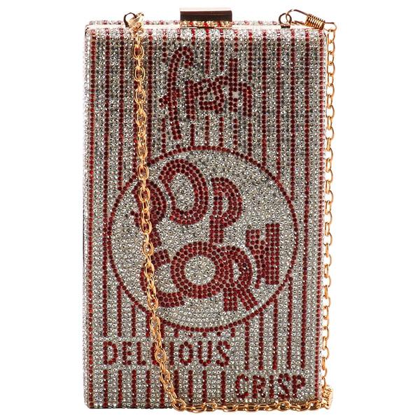 DS Fashion Rhinestone Popcorn Crossbody