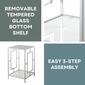 Convenience Concepts Town Square Chrome End Table - image 7