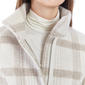 Womens Nine West Full Zip Faux Wool Plaid Coat - image 4