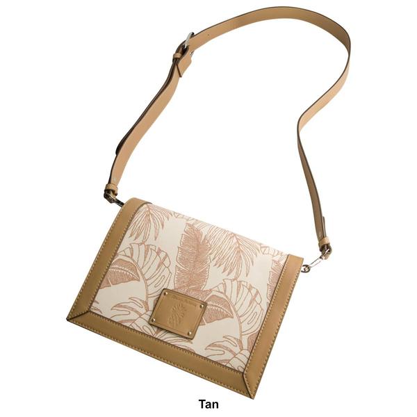 Tommy Bahama Graphic Leaf City Crossbody - image 