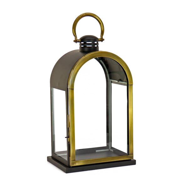 National Tree 22in. Antique Bronze Large Dome Lantern - image 