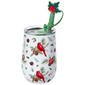 Gourmet Home Stainless Steel Cardinal Wine Tumbler with Straw - image 1
