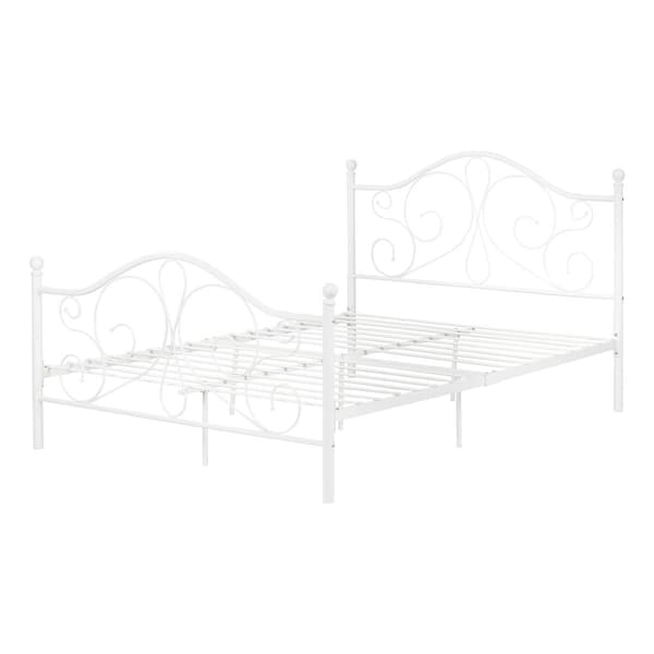 South Shore Summer Breeze Full Complete Metal Platform Bed