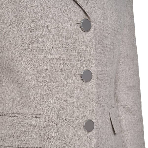 Womens Calvin Klein Long Sleeve Button Textured Blazer