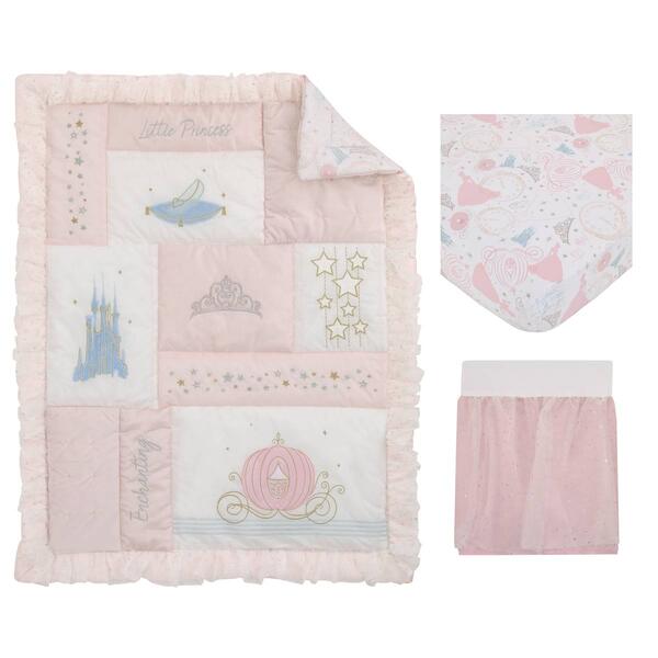 Disney 3pc. Princess Enchanting Dreams Nursery Crib Bedding Set