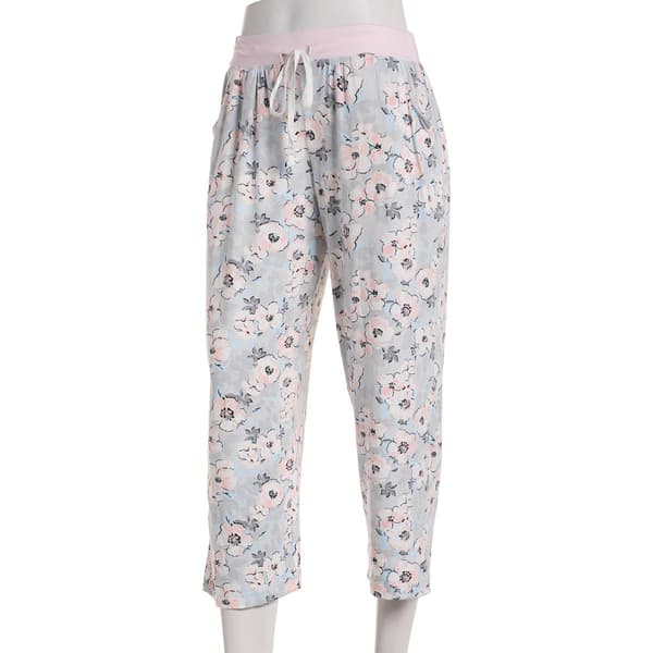 Plus Size Rene Rofe&#40;R&#41; Floral Capri Pajama Pants