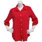 Womens Notations Dots Equipment Casual Button Down - image 1