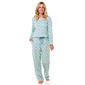 Womens Poppy & Clay Long Sleeve Ditsy & Floral Drop Pajama Set - image 1