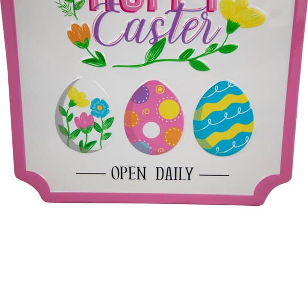 Northlight Seasonal Hoppy Easter Metal Wall Sign