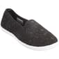 Womens Ashley Blue Lace Solid Canvas Slip On Flats - image 2
