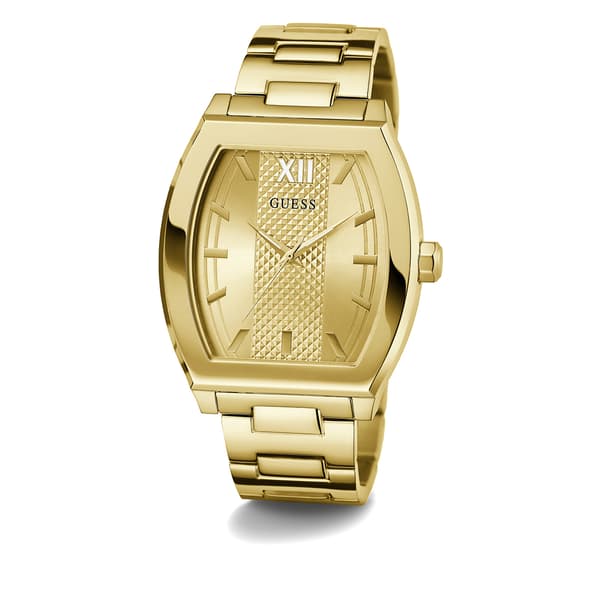 Mens GUESS Watches® Gold Tone Analog Watch - GW0705G3