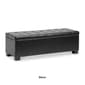 Baxton Studio Roanoke Contemporary Ottoman - image 6