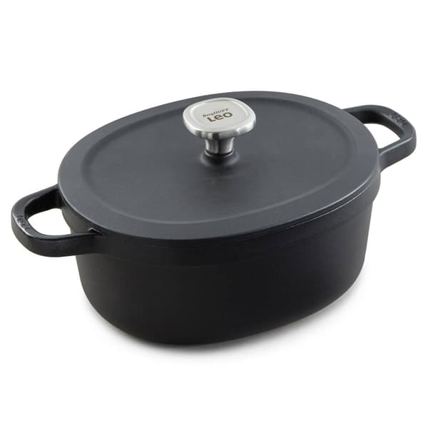 BergHOFF Graphite Enameled Cast Iron 10.75in. Covered Stockpot - image 