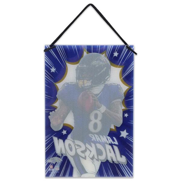 Open Road Ravens Jackson Small Hanging Acrylic Wall Decor