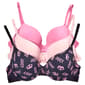 Juniors Juicy Couture 3pk. Micro Bra - JC4002-3PKDT - image 1