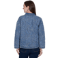 Petite Ruby Rd. Game of Luxe Quilted Floral Denim Jacket - image 2