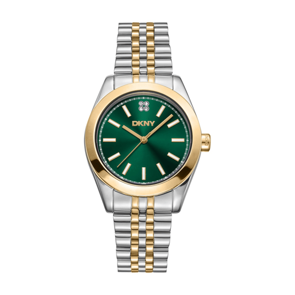 Womens DKNY Nolita Midi Dark Green Dial Watch - DK1L029M0085