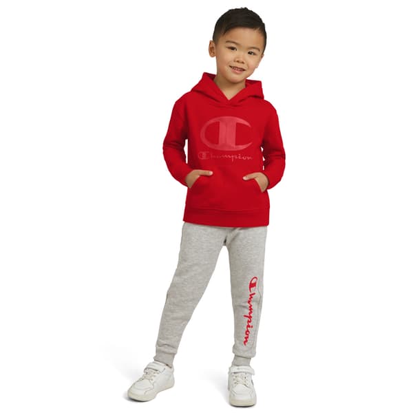 Boys (4-7) Champion(R) Color Coded Hoodie & Joggers Set - image 