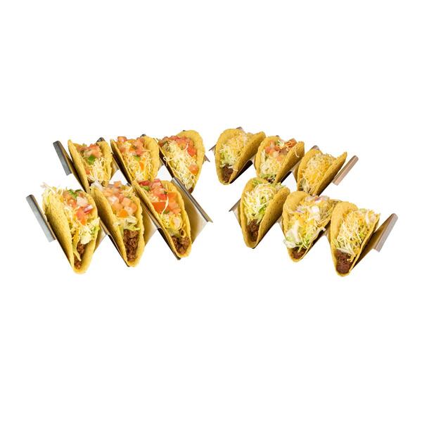 Taco Tuesday Stainless Steel 4pc. Taco Holder Set - image 