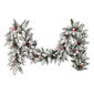 National Tree Snowberry Pine Feel Real(R) 9ft. LED Garland - image 1