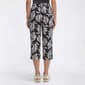 Petite da-sh Linen Drawstring Tie Leaf Capris - image 2