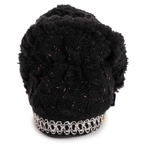 Womens MUK LUKS® Magdalena Slippers - Black Cable