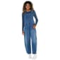Juniors Celebrity Pink Barrel Leg Overalls - image 1
