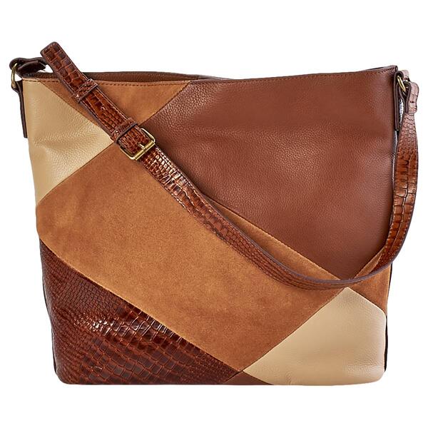 Lucky Brand Kora Patchwork Shoulder Bag - image 