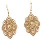 Adrienne Vittadini Gold Filigree Loops Fishhook Earrings - image 1