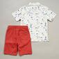 Boys &#40;4-7&#41; Tony Hawk 2pc. Sailboat Button Down & Shorts Set - image 2