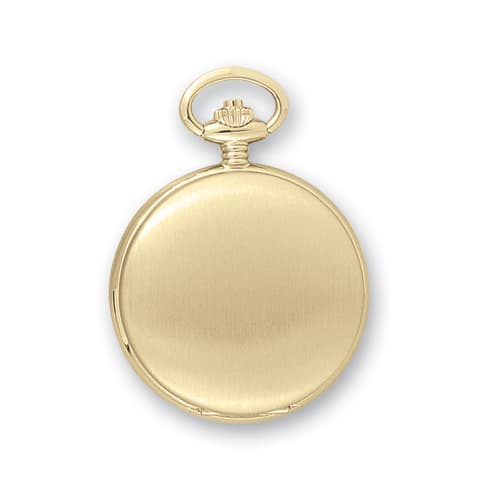 Mens Charles Hubert 14k Gold White Pocket Watch