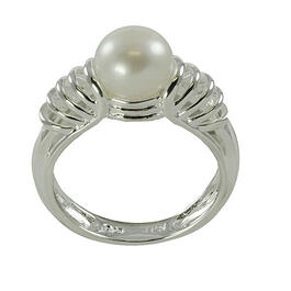 Gemstones Classics&#40;tm&#41; Sterling Silver Freshwater Pearl Ring