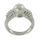 Gemstones Classics&#40;tm&#41; Sterling Silver Freshwater Pearl Ring - image 1