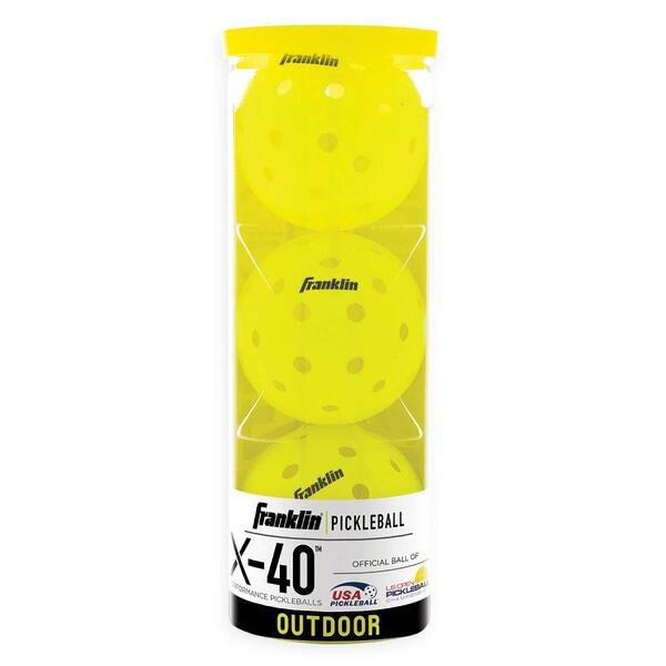 Franklin Sports 3pk. X-40 Optic Pickleballs - image 
