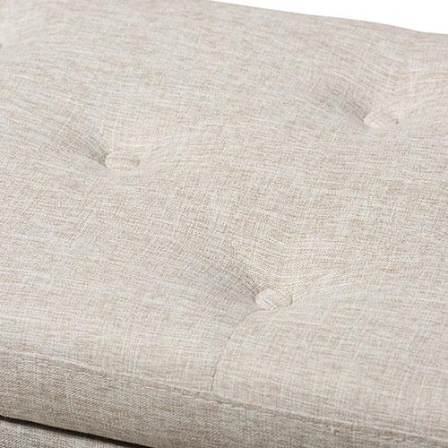 Baxton Studio Hannah Storage Ottoman Bench