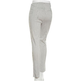 Juniors Leighton High Waist Skinny Millennium Stripe Pants - Oat