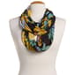 Womens Renshun Beautiful Floral Silk Loop Scarf - image 1
