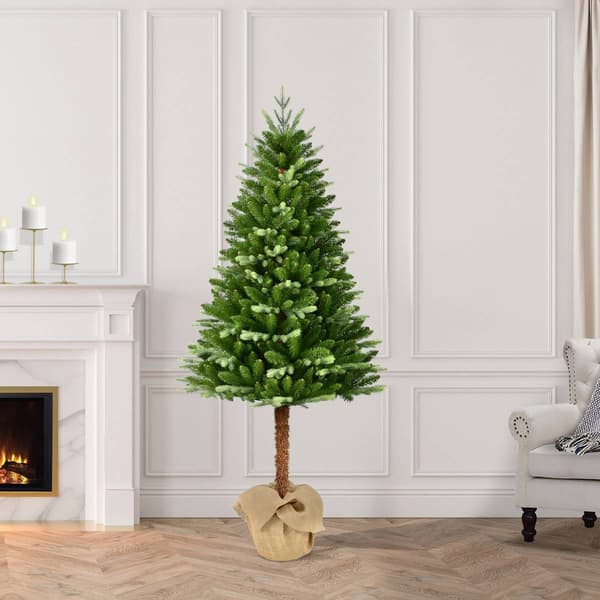 Puleo International 6ft. Topiary Alpine Christmas Tree