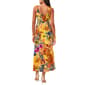 Womens MSK Sleeveless Floral Challis Smock Back Midi Dress - image 2