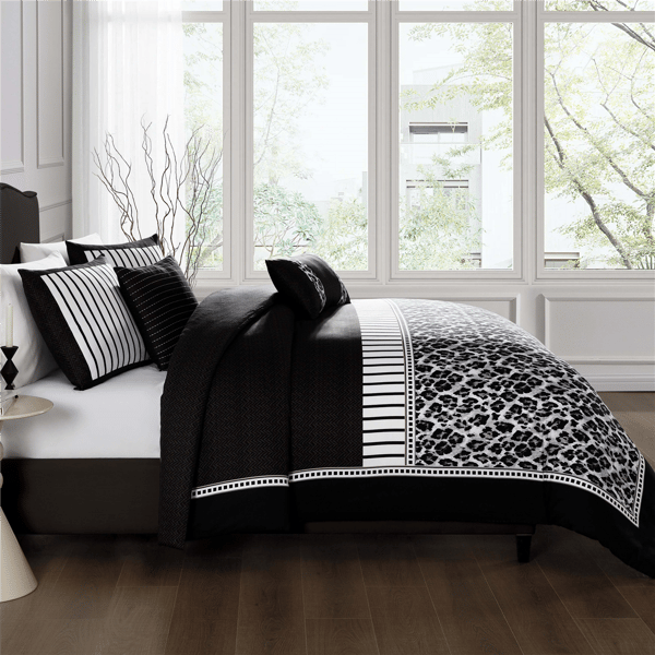 Bebejan Jaguar Sateen  5pc. Reversible Comforter Set