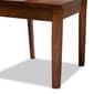 Baxton Studio Anila Walnut Brown Finished Wood 5pc. Dining Set - image 6