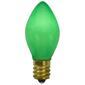 Northlight Seasonal C7 Green Opaque Replacement Bulbs - Pack of 4 - image 1