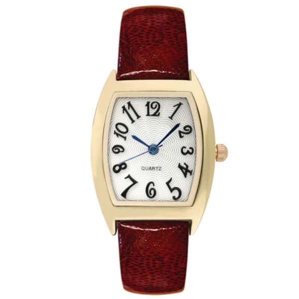 Womens Gold-Tone Textured Dial Analog-Quartz Watch - 9403G-07-H10 - image 