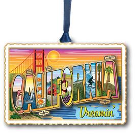 Beacon Design California Dreamin&#39; Postcard Ornament