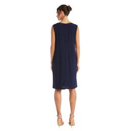 Womens R&M Richards Two-Piece Swing Jacket Dress